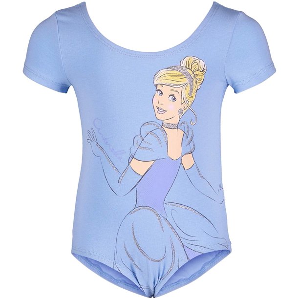 Disney Princess Cinderella Little Girls Leotard Tutu and Tights 3 Piece