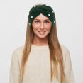 thumbnail image 2 of Unique Bargains 1 Pc Fashion Headband Pearl Pattern Dark Green, 2 of 5