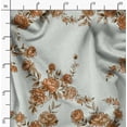 thumbnail image 2 of Soimoi Minky Brown Fabric By the Yard - 56 Inch Wide -Floral & Leaf Floral Pattern Fabric - Botanical and Elegant Designs for Various Uses Printed Fabric, 2 of 6