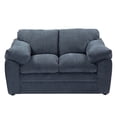 thumbnail image 2 of Sala 3-2 TRINITY Aston 2 piezas ( Sofá, Love Seat ) Azul Para Sala, 2 of 12