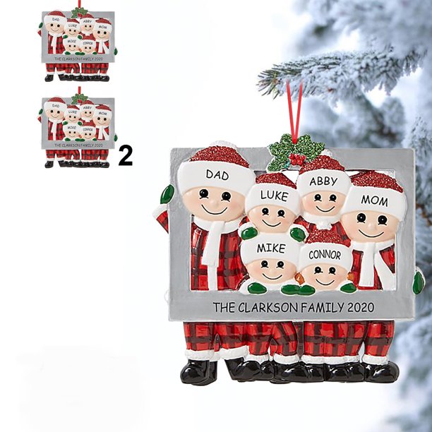 Fiudx Ofertas Y Liquidación Adornos Navideños Personalizados De Familia Sobrevivida 2020