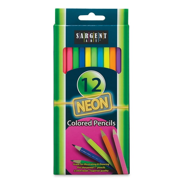 Sargent Art Neon Colored Pencils Set of 12