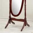thumbnail image 4 of GTU Furniture Swivel Adjustable Full-Length Oval Wood Cheval Floor Mirror, 4 of 6