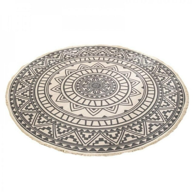 Cotton Carpet National Wind Home Living Room Coffee Table Rug Printed Floor Mats Bedroom Study Carpets
