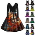 Rlmidhb 2025 Mardi Gras Dresses for Women Carnival Oversized Green