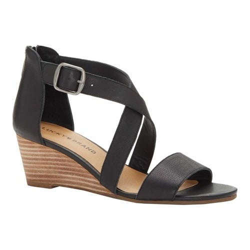 Buy > black wedge sandals walmart > in stock