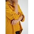 thumbnail image 4 of Maxiblusa asimétrica Roman Fashion /Juvenil, 1060 (Mostaza) ocre G Roman Fashion BL-ST-1060-MOSTAZA, 4 of 6