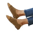 thumbnail image 4 of Willtoo Slip On Flats Shoes for Women Comfortable Round Toe V Cut Casual Ballet Flats Soft Walking Shoes Lightweight Breathable Shoes, 4 of 6