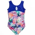 thumbnail image 2 of Rainbeau Moves Girls Dance & Gymnastics Floral Keyhole Back Leotard, XS-XL, 2 of 4