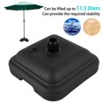 thumbnail image 3 of Base de Parasol en Plastique Extérieur Support de Parasol de Jardin Carré Robuste Remplissable d'Eau et de Sable, 3 of 9