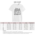 thumbnail image 4 of Camiseta blanca de gran tamaño con mangas cortas y estampado de letras adorables - Camiseta divertida de verano para mujer, talla XL, 4 of 4