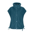 thumbnail image 4 of QHFBli Womens Winter Fleece Linened Hoodies Long Sleeve Button Down Jackets with Pockets Oversized Sherpa Fuzzy Warm Coats, 4 of 5