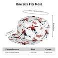thumbnail image 2 of Adjustable Baseball Cap, ice hockey player goal white Flat Bill Trucker Flat Brim Hats Dad Hat for Men Women - Snapback Hat Adjustable Size, 2 of 7