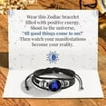 thumbnail image 3 of Spirilet Bracelets for Women & Men, Zodiac Signs Spirit Bracelets, Zodiac Signs Spirit Bangle, Multilayer Adjustable 12 Constellations PU Leather Zodiac Bangle Unisex (Sagittarius), 3 of 9