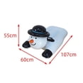 thumbnail image 1 of tredstone Snow Snowman Inflatable Thicken Reusable Tube Sled Cutely Sport Circle Cold-resistant Handle Resistance Outdoors, 1 of 8