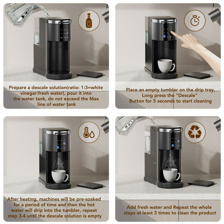 Why coffee maker water lines clog