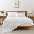 thumbnail image 5 of 3/4 Piece Soft Bed Sheets Set Solid & Embroidery Bed Sheets Set All Season Hotel Luxury Bedding -18in Deep Pockets, 5 of 7