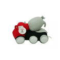 thumbnail image 5 of Cozy Bear Soft Plush Cement Mixer Truck Stuffed Construction Toy, 5 of 5