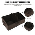 thumbnail image 2 of OATIPHO Coffee Trapezoidal Clothes Storage Box Foldable Sundries Holder for Bedroom Organization, 2 of 7