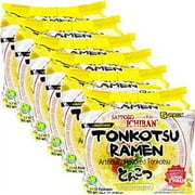 Sapporo Ichiban Ramen Artificially Flavored Tonkotsu, 18.5 Ounce, 30 packs of noodles (5x6).