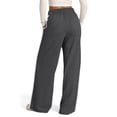 thumbnail image 7 of Women's High Waist Elastic Waistband Sweatpants Relaxed Fit Flare Leg Lounge Pants for Casual Comfort, 7 of 7