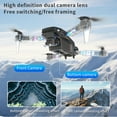 thumbnail image 2 of ZFYXGS Drones with 1080P HD Dual Camera for Adults Kids Beginners, RC Drone Under $20 Quadcopter Drone with Camera Foldable Led Lights WiFi FPV Toys Gifts for Boys Girls on Clearance, 2 of 7