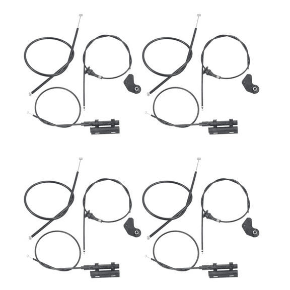 12PCS Engine Bowden Cable Hood Release Wire for E39 525I 530I 51238176595 51238190754 51238176596