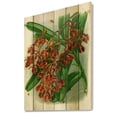 thumbnail image 2 of Designart 'Flowers Retro II' Farmhouse Print on Natural Pine Wood, 2 of 5