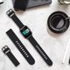 thumbnail image 3 of Juego de 3 pulseras coatibl con Veryfiro ID205L ID205S ID205G ID215G ID216 SW020 SW023 WF021 WF025, banda de reputo de silicona suave para Uwatch3 Ufit GT hombre y mujer, 3 of 5