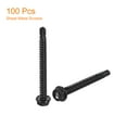 thumbnail image 3 of Uxcell 100Pack #8 x 1-3/4" Hex Washer Head Self Tapping Screws Sheet Metal Screws, 3 of 5