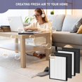 thumbnail image 2 of LV-PUR131 True HEPA Replacement Filter Compatible with LEVOIT LV-PUR131, LV-PUR131S, LV-PUR131-RF Air Purifier, 2-in-1 True HEPA, Activated Carbon Filter, Part # LV-PUR131-RF, 2 Pack, 2 of 5