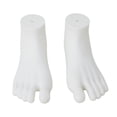 thumbnail image 3 of figatia 2 Pieces Mannequin Foot Display Model Lifelike Home Foot Forms Sandal Photography Props Showcase Malls Stockings Manikin Feet White, 3 of 8