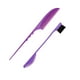 thumbnail image 5 of Kit de peine para peinar el cabello, cepillo de doble cara con control de bordes, peine de cola de rata, cabello resistente Violeta, 5 of 9