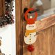 thumbnail image 4 of Adornos navideños para puertas | Juego de colgantes de árbol de Navidad y muñeco de nieve con campana | Decoración festiva para puertas y paredes que crea un ambiente navideño en interiores, 4 of 6