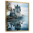 thumbnail image 2 of Designart "Dreamy Castle Reflections IV" Cityscapes Floater Framed Canvas Wall Art, 2 of 7