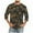 01 Brown1, variant on Weiqiqre Mens Clothing Three-quarter Sleeves Tops Summer O-Neck Print Camouflage Tops Dressy 2024 Blouse