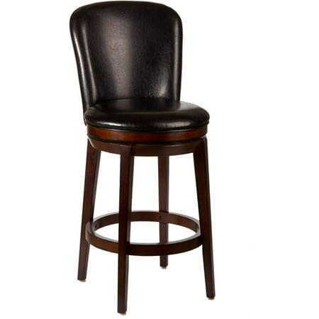 Hillsdale Furniture Victoria 45.5" Swivel Bar Stool, Dark Brown Cherry Finish