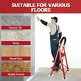 thumbnail image 6 of 3/4/5Step Ladder Folding, Step Stools for Adults with Wide Anti-Slip Pedals, Curved Cushioned Handrail and Safe-Lock Design, Heavy Duty Portable Multi-Purpose Ladders for Home, Kitchen, Household, 6 of 7
