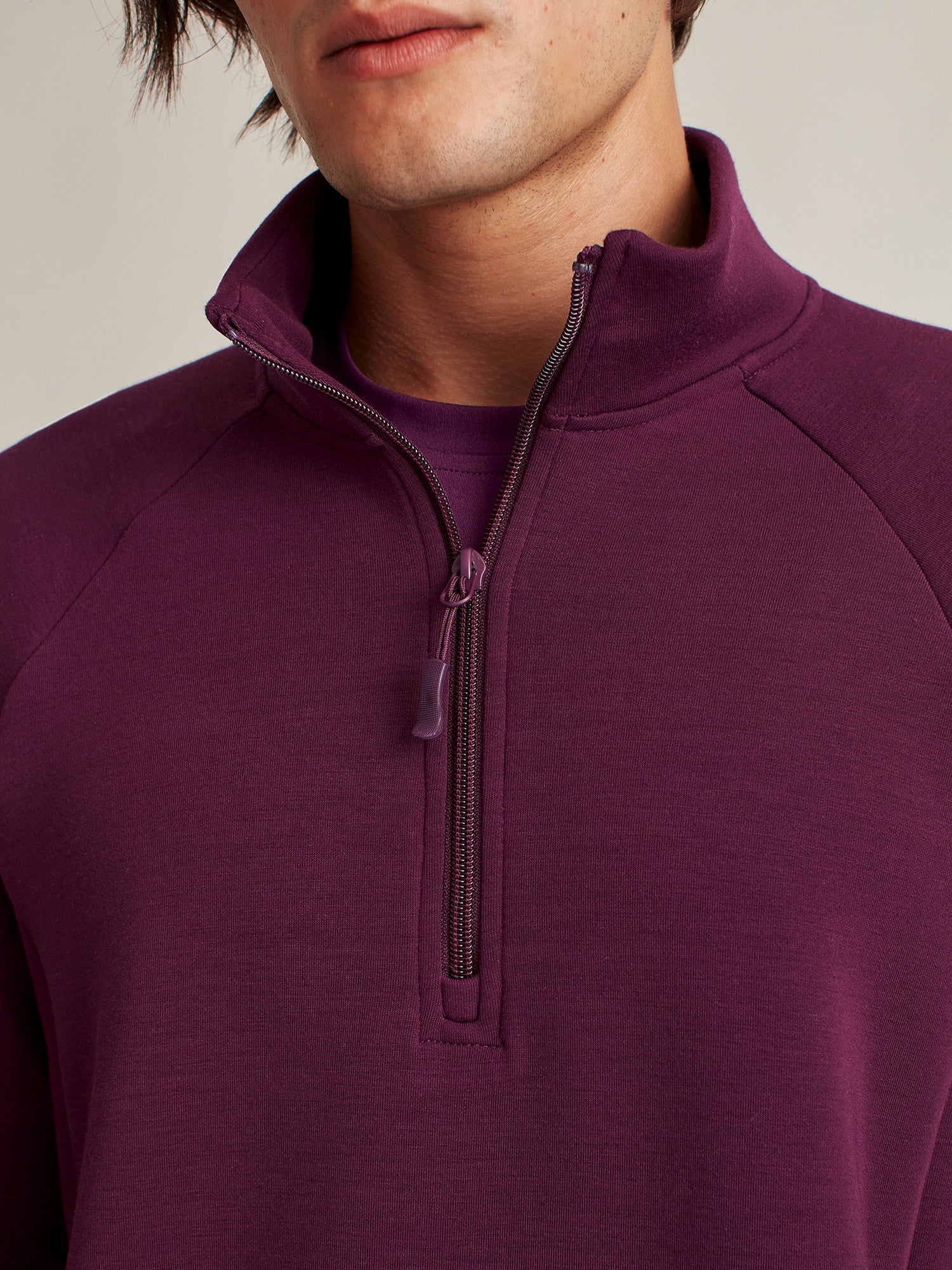Bonobos Fielder Men's and Big Men's Tech Fleece Half Zip, up to 3XL
