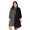 Black, variant on Women's Plus Size Striped Color Block Tie Neck Dress Casual Sixty five percent polyester thirty five percent cotton