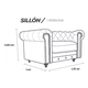 thumbnail image 2 of Sillón ConfortoPiel 100% Piel Genuina Chesterfield Grasso, 2 of 3