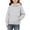 Gray, variant on PureCasa Girls' Sweatshirts 3-14 Years Pullover Hoodie Long Sleeve Drawstring Oversized Street Sweatshirts with Pocket
