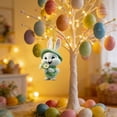 thumbnail image 4 of Tyidzon Easter Bunny Decorations Hanging 2D Flat Acrylic Ornaments, Happy Easter Ornaments for Home Holiday Indoor Party Decor, 4 of 6