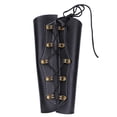 thumbnail image 1 of Protector de brazo de tiro con arco, protección de brazos ajustable de cuero sintético, accesorios de correa de seguridad, 1 of 8