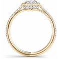 thumbnail image 3 of 1 Carat T.W. Diamond Single Halo 14kt Yellow Gold Engagement Ring, 3 of 5