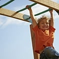 thumbnail image 1 of Swing-N-Slide WS 4564 Metal Monkey Bars with Six 21.5" Metal Rungs with Hardware, Green, 1 of 3