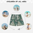thumbnail image 6 of FORMRS Boys Swim Trunks Quick Dry Mesh Liner Boardshorts Sizes XS-XL, Red Christmas Gingerbread, 6 of 7