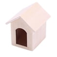 thumbnail image 3 of Casa de madera para mascotas, perros y gatos, escala 1:12, muebles de simulación, modelo de juguete, escena de vida Blanco, 3 of 9