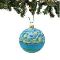 thumbnail image 2 of Swirly Night Ball Ornament Polish Glass High Design Collection by Thomas Glenn, 2 of 10