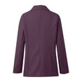 thumbnail image 5 of Casual Blazers for Women 2025 Long Sleeve Open Front Button Notch Lapel Collar Business Casual Work Office Jacket, 5 of 6